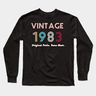 Vintage 1983 Original Parts. Some Ware Long Sleeve T-Shirt